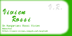 vivien rossi business card